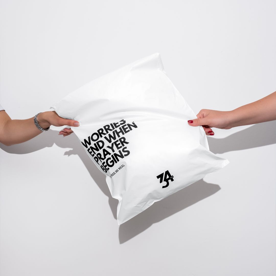 Custom White Eco-Friendly Poly Mailers For Your Brand