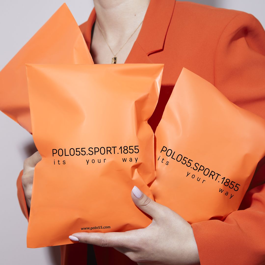 Custom Orange Eco-Friendly Poly Mailers For Your Brand