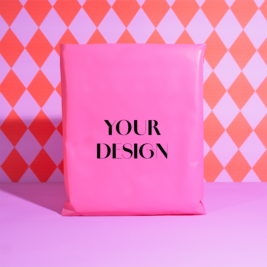 Custom Pink Eco-Friendly Poly Mailers For Your Brand